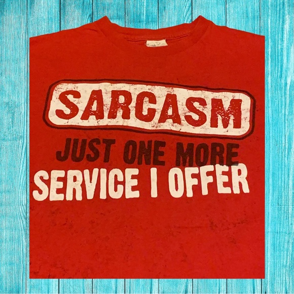Sarcasm Just One More Service I Offer Funny Dad Humor Shirt Spencer’s Festival - Picture 3 of 5